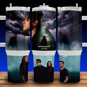 40oz Bad Omens Band - Specter Cup Mug Tumbler with Handle